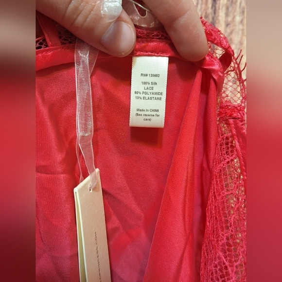 Naked Princess 100% Silk And Lace Slip Womens Size (Small)Petite NWT - Picture 4 of 5